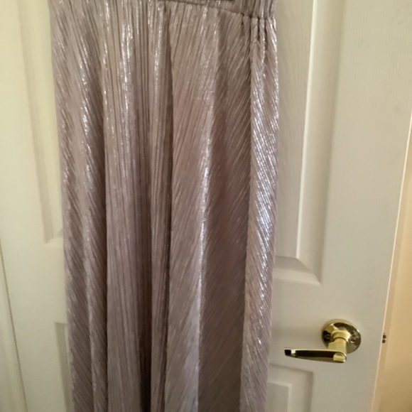 Free People  sparkly blush- coloured midi skirt.  Never worn.  Large - Picture 2 of 4